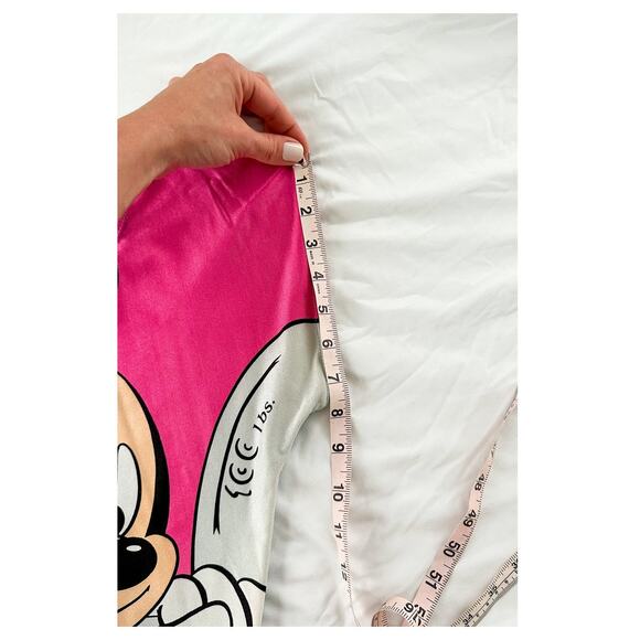 Vintage 90s Disney Mickey Mouse Blue Pink Exercise Jazzercise Leotard One Piece - Picture 14 of 15